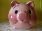A piggy bank -  This is a picture of a piggy bank that I decided to upload.