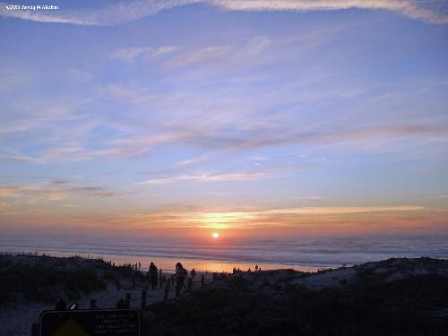 Sunset in California - This is a picture of a sunset that my husband photographed while at a Asilomar dental conference in Monterey, California in 2007.