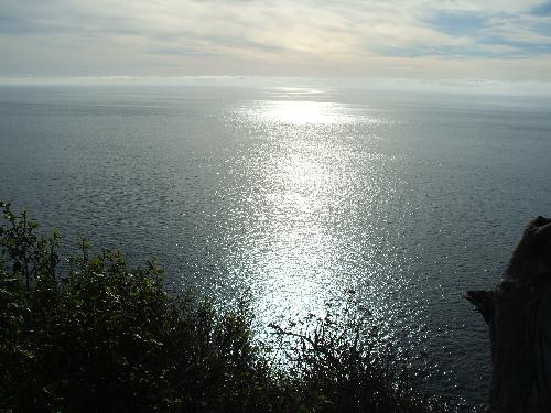 Sunset over the Pacific - Here is a beautiful photo of a sunset I took while visiting the Pacific coast of California in January, 2008. This particular area of the coastline is called Big Sur and is a great way to take in a scenic view of the Pacific ocean and all of its beauty.
