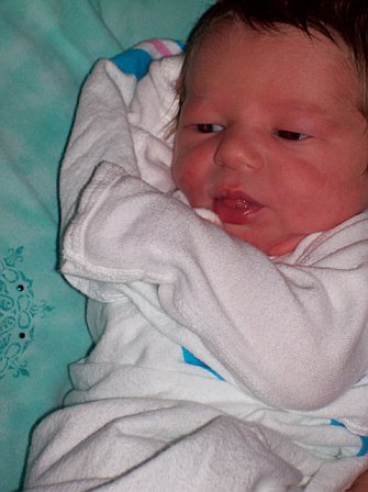 Jordan Lynn Marie - Jordan's first baby photo.