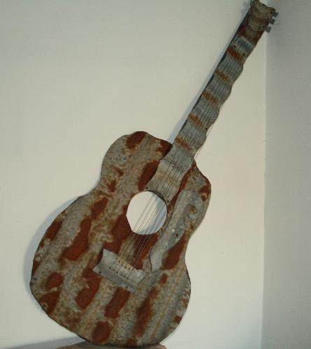 corigated iron guitat - corigated iron guitar