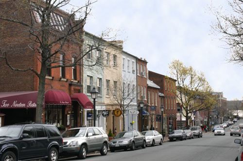 Old Town Alexandria - King Street in Old Town Alexandria