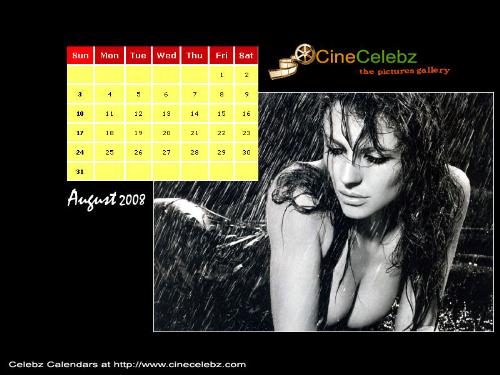 Celebrity Calendar - Latest calendar girl hollywood actress