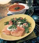 Salmon - fish is an alternate food for meat