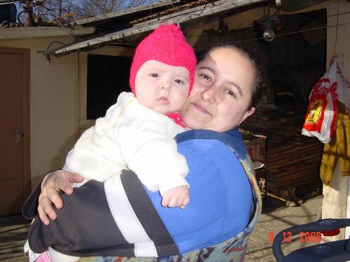 My parent's goddaughter and her first born - My parent's goddaughter and her first born in this picture a few days after her first year celebration.