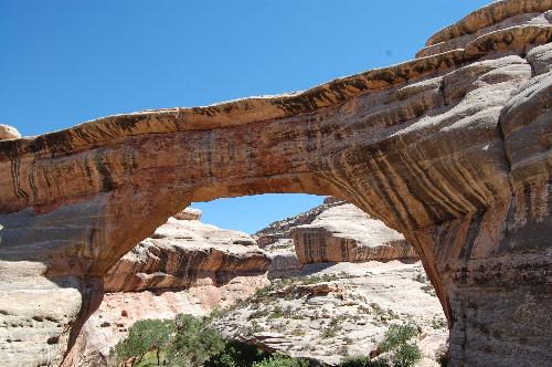 Bridges National Park - Natural Bridges Carved into the landscape of Southern Utah