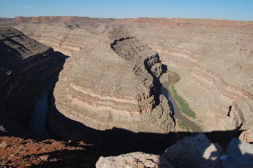 Goose Neck National Park - Winding River has carved a goose neck in the landscape at Goose Neck National Park
