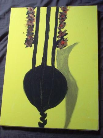 black sun - a black sun in a yellow sky... heheh woundering if everything could be understood on opposite colours