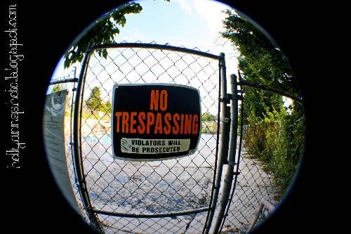 No Trespassing - No trespassing sign at my apartment