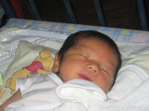 one happy sleeping boy  - sleeping time