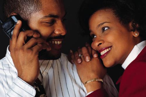 Husband and wife sharing a tender moment  - Husband and wife