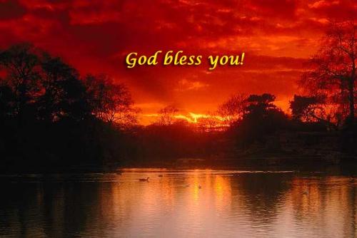 God - God bless you