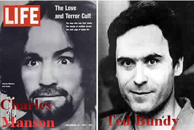 Charles Manson and Ted Bundy... - Charles Manson and Ted Bundy... Charles Manson and Ted Bundy... - Charles Manson and Ted Bundy...