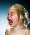 but i didnt do anything, lol - Picture of a small girl her face in rage crying