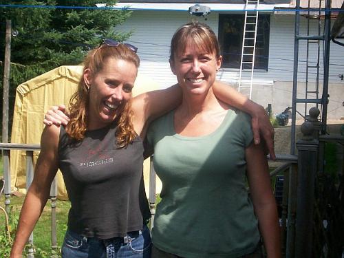 My sister and I - This is the first time I had seen her in over 15 years! What an awesome day!