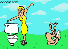 toilet salesman - especially for scoop   Poo pictures (great)  A beautiful collection of popular modern art, courtesy of Mr. Matt Sammons.  available at drinky.org.uk  it's all about the poo