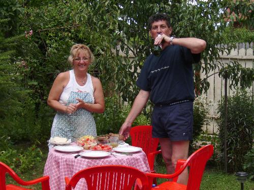 My in laws - This was taken at one of our first family diners when i visited my girlfriend's parents a few months back this year.