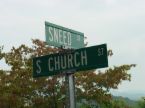 street names - street names and sign
