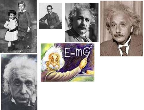 Einstein - The right person to be pointed as one of a kind.