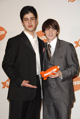 Drake Bell With Josh Peck  - Drake Bell with Josh Peck at the Nick Awards. Drake Bell was awarded as the best actor for consecutively 3 years, and Drake and Josh series won the best series award for consecutively two years. Ain't it amazing.