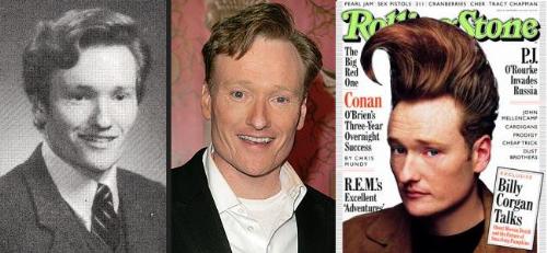 Conan O'brien - The Evolution of Conan O'brien - hair! LOL