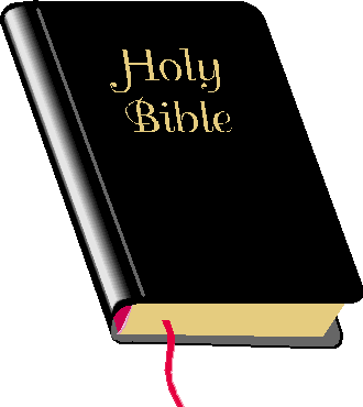 The Holy Bible - A bookmarked Holy Bible stating that it has been read halfway-finished.