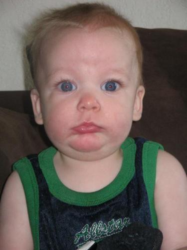 Calvin-july 2008-10 months - Calvin Backus 2nd Grandson