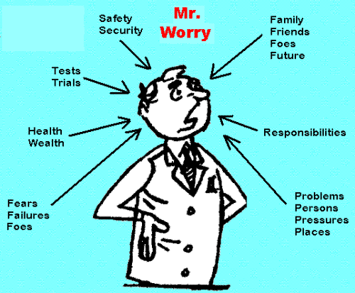 worry - cares and concern which divide and distract the mind