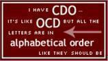 ocd - A light hearted look at OCD