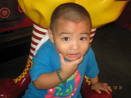 my son - my 2year old son!!! isn't he big???