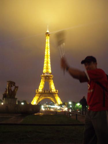 eiffel tower - see how i hit the eiffel tower??!!!