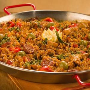 Chicken Paella - Images of Chicken Dishes