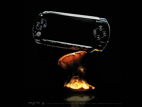 Sony PlayStation Portable - A cool picture of the Sony PlayStation Portable Gaming console. It is a very popular portable entertainment console. So far it has 2 versions, the Sony PSP Fat and the Sony PSP Slim and Lite. The former was released in 2001 while the latter in 2004. The Slim and Lite has better hardware and as it's name suggests, is lighter.  The PSP has powerful gaming capability and comes in a wide variety of colours and skins, the most popular being piano black. It renders graphics that are the intermediate of the PlayStation 1 and Playstation 2.