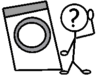 Do You Have A Clue About Doing Laundry? - I don't think that this guy has a clue about doing laundry. I mean - what does he think the washing machine is, a television? No, he hasn't got a clue.