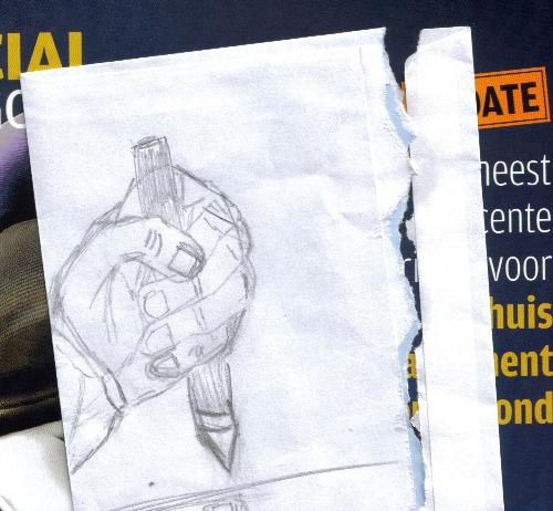 Aggresive hand - This is a picture i have made. Its just a quick drawing