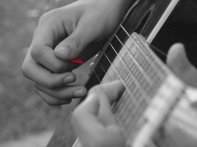 Red Pick - Guitar pick