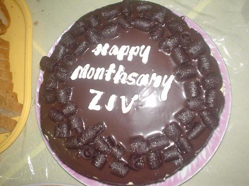 1st monthsary - birthday cake