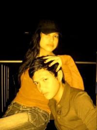 the princess and me - me and my friend again at a party.