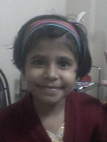 Iffat - She is Iffat. Youngest daughter of my eldest brother.