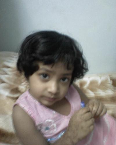 Nida - She is Nida. Youngest daughter of my elder sister. She loves to talk. Very Naughty.