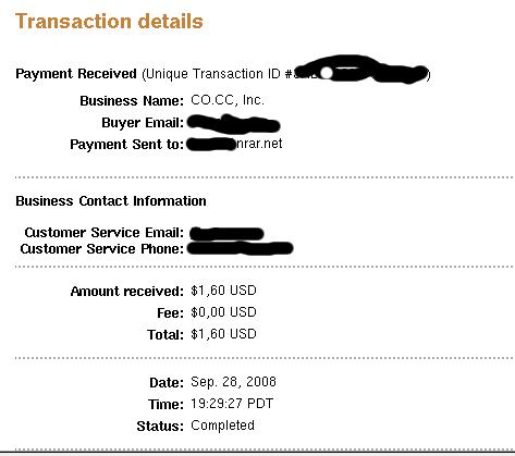 payment proof - My 2nd payment proof just to short my blog address