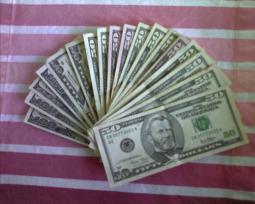 a lot of fifty dollar bills - What would you do with that kind of money?