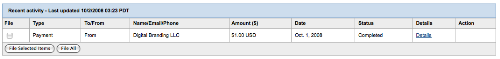 DollarSurveys Paypal Payment Proof - My payment proof for DollarSurveys. **Note** This site does not requires sign up and therefore has no minimum payout. You follow the directions and are paid in about 72 hours. All surveys are $1.