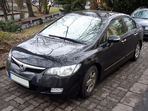 Honda Civic - This is a photo I found on the internet. It's the photo of my favorite car. Honda Civic. Which is very aerodynamic and looks very cool.