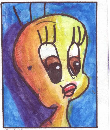 Tweety by a six years old - Tweety by my six years old
