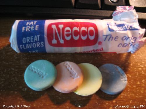 Necco Wafers - Gawd I have always loved these sugary wafers since childhood