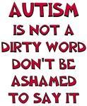 Autism Sign - Autism is NOT a DIRTY word!