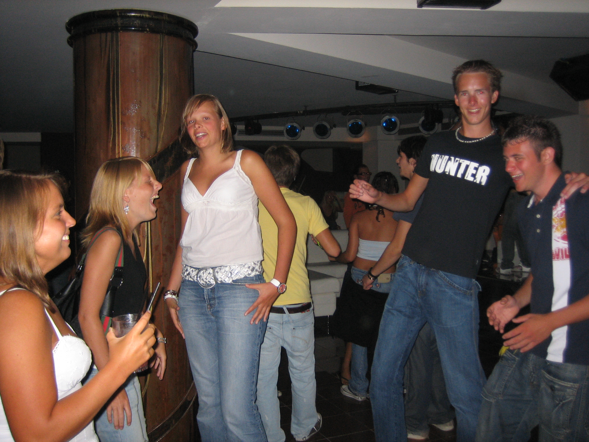 me in Italy - this is me in Italy in a disco.