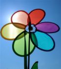 Wind wheel  -  A pretty picture of a wind wheel in the beautiful weather.