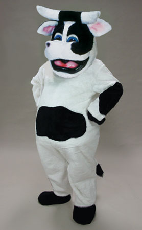 Cow costume - Wonder if this would be a scary thing to children?